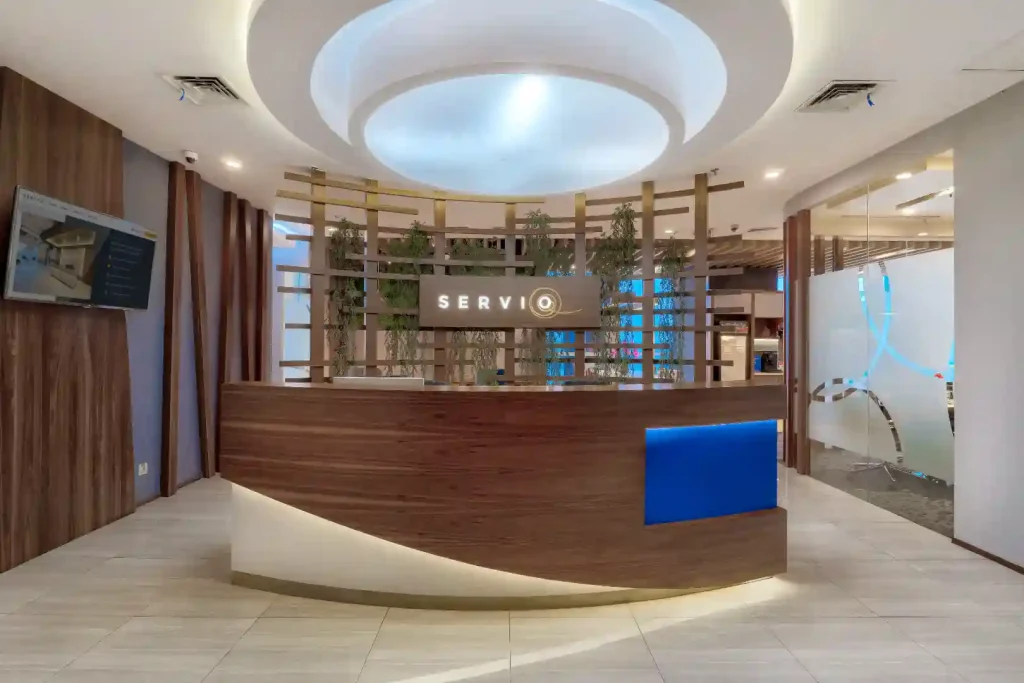 Suasana Loby Servio Manhattan Square