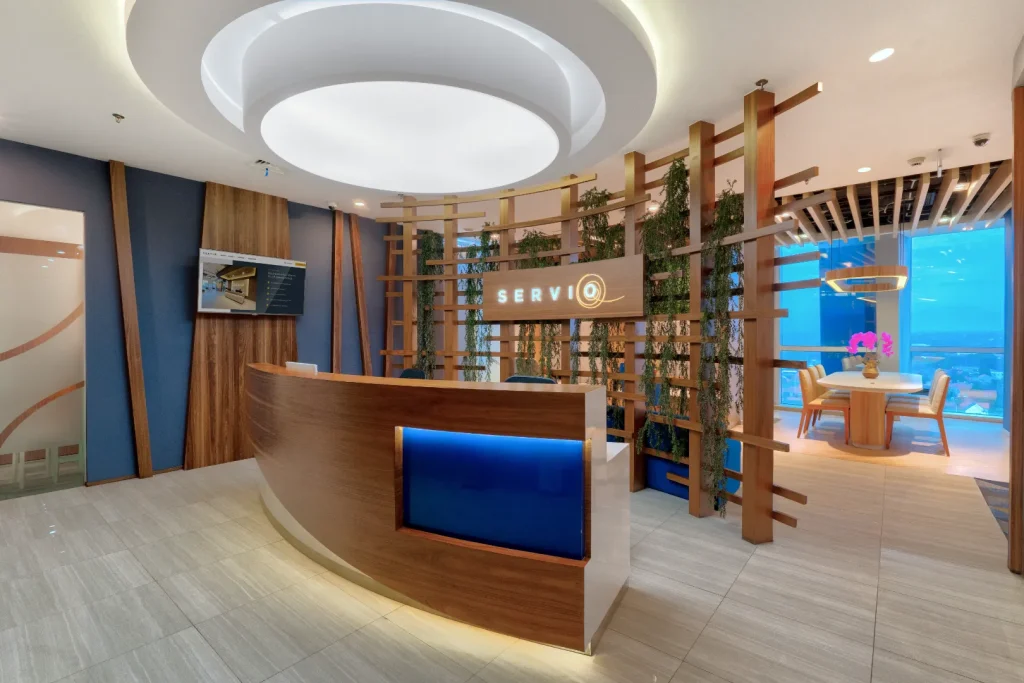 suasana Reception area Manhattan Servio