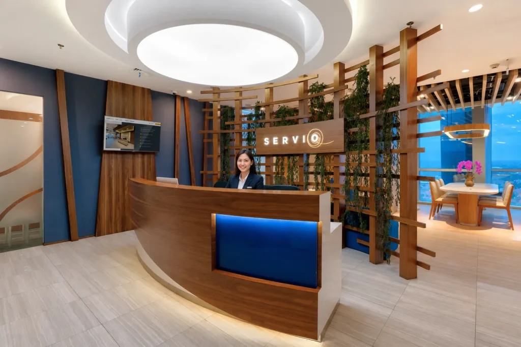 Virtual Office Reception di Servio Manhattan Square