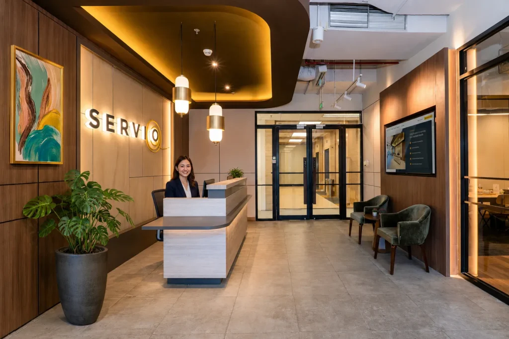 Virtual Office Reception di Servio The Plaza Thamrin
