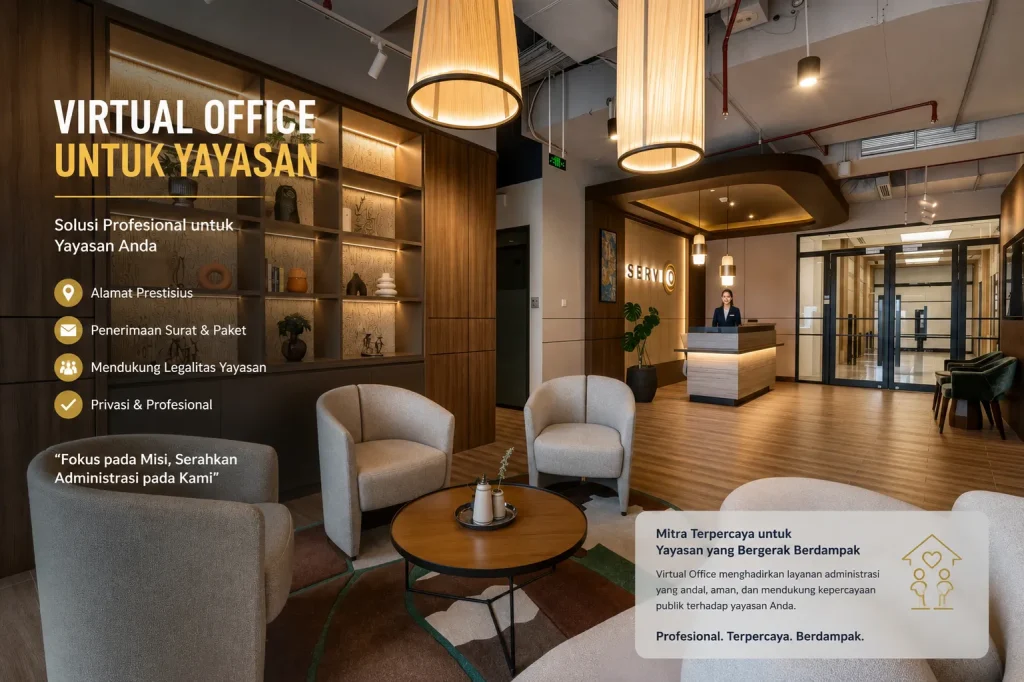 Virtual office bisa untuk Pendirian Yayasan