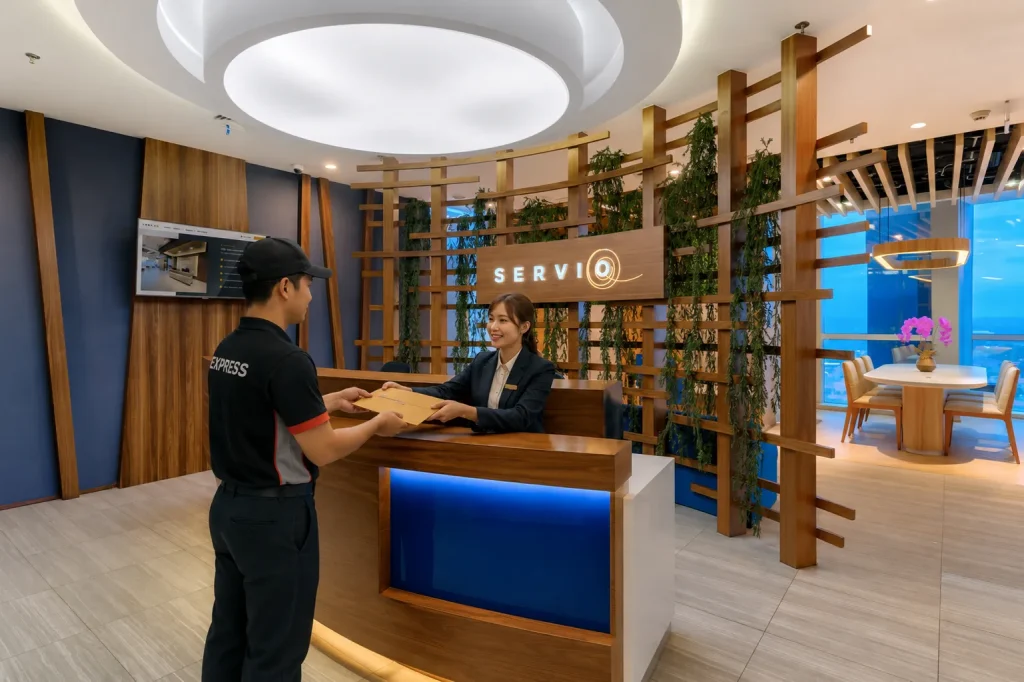 layanan mail handling virtual office servio