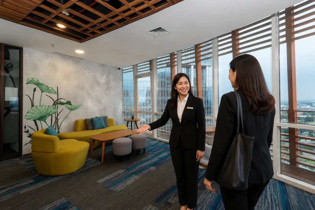 Kunjungan ke Virtual Office Servio
